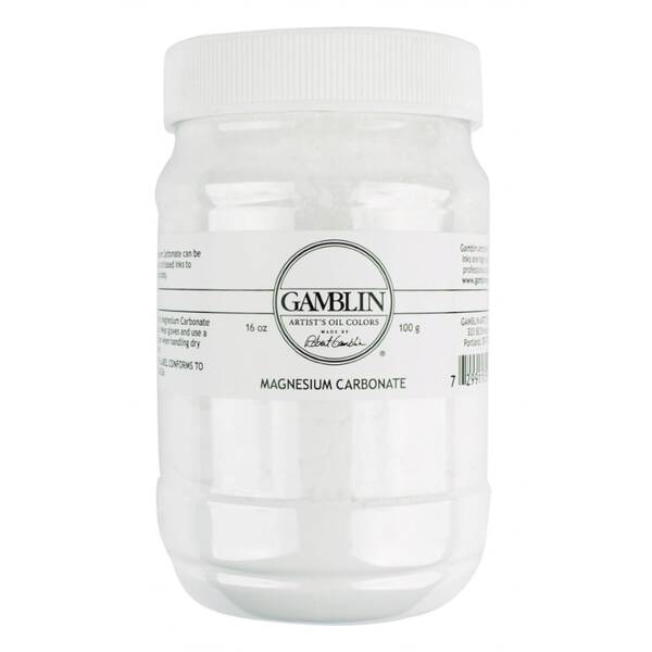 Gamblin Magnesium Carbonate Extender 16Oz - 1