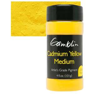 Gamblin Pigment 101gr Cadmium Yellow Medium - 1