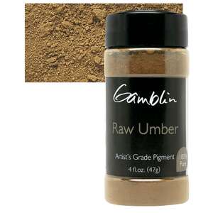 Gamblin Pigment 47gr Raw Umber - 1