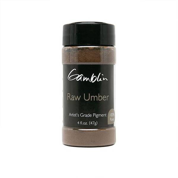 Gamblin Pigment 47gr Raw Umber - 3