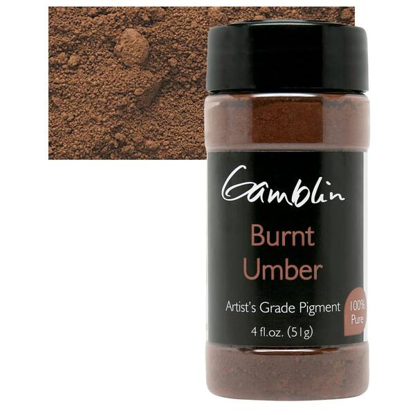 Gamblin Pigment 51gr Burnt Umber - 1