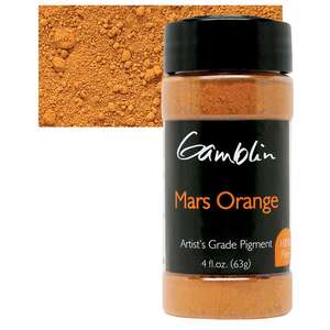 Gamblin - Gamblin Pigment 63gr Mars Orange