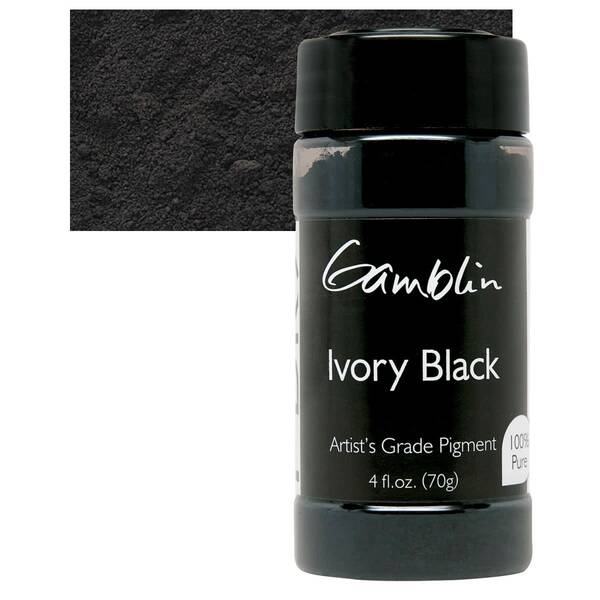 Gamblin Pigment 70gr Ivory Black