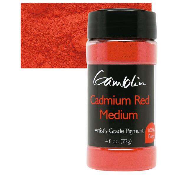 Gamblin Pigment 73gr Cadmium Red Medium