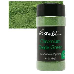Gamblin - Gamblin Pigment 84gr Chromium Oxide Green