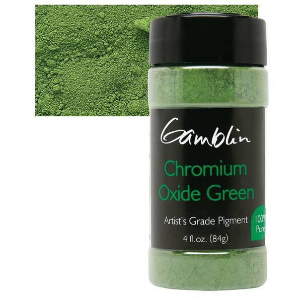 Gamblin Pigment 84gr Chromium Oxide Green