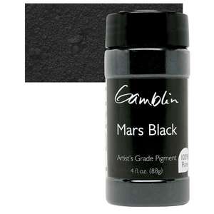 Gamblin Pigment 88gr Mars Black - Thumbnail