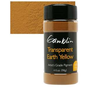Gamblin Pigment 98gr Transparent Earth Yellow - Thumbnail