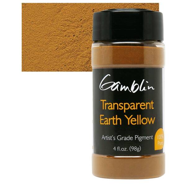 Gamblin Pigment 98gr Transparent Earth Yellow