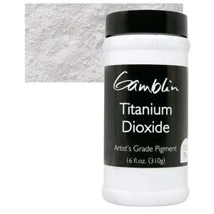 Gamblin - Gamblin Pigment 310gr Titanium Dioxide