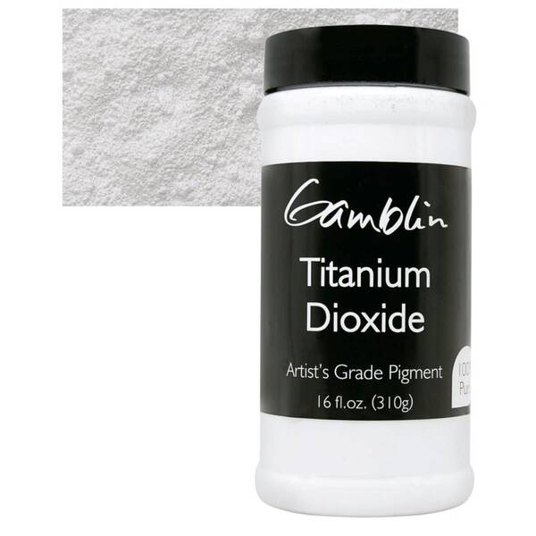 Gamblin Pigment 310gr Titanium Dioxide - 1