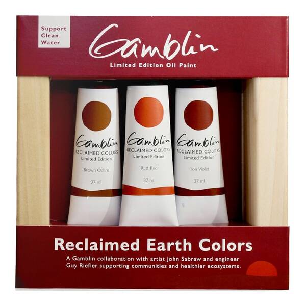 Gamblin Limited Edition Reclaimed Earth 3'Lü Set 37ml - 1