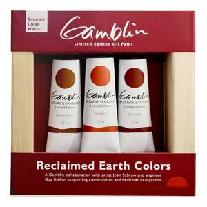 Gamblin Limited Edition Reclaimed Earth 3'Lü Set 37ml - Gamblin
