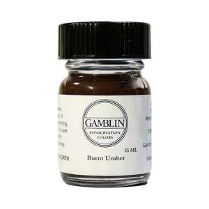 Gamblin Restorasyon Boyası 15ml 80080.50 Burnt Umber - 1