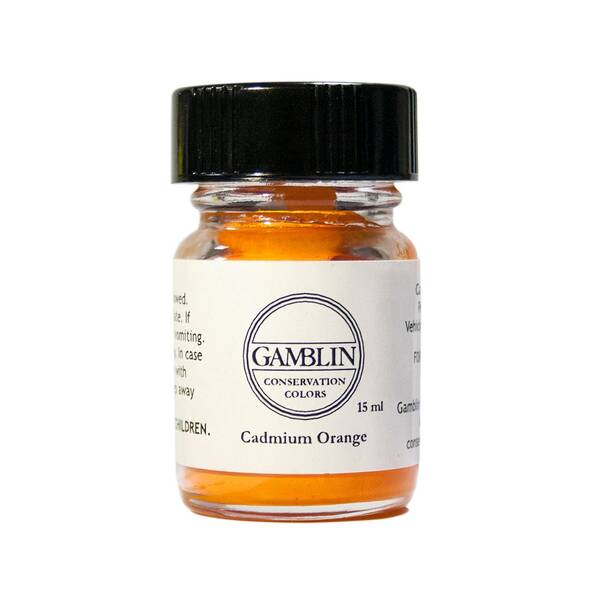 Gamblin Restorasyon Boyası 15ml 80120.50 Cadmium Orange - 1