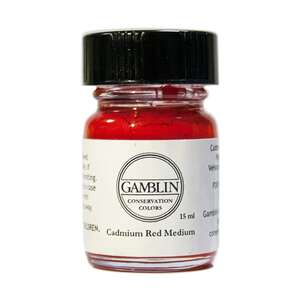 Gamblin - Gamblin Restorasyon Boyası 15ml 80150.50 Cadmium Red Medium