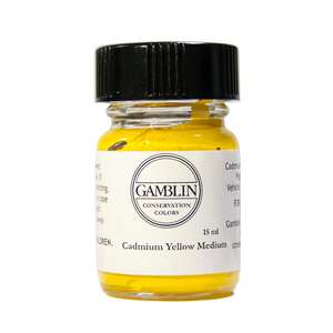 Gamblin Restorasyon Boyası 15ml 80180.50 Cadmium Yellow Medium - 1