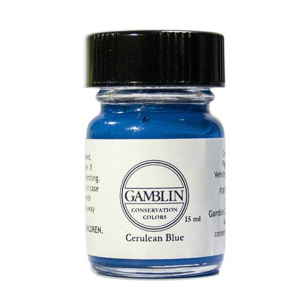 Gamblin Restorasyon Boyası 15ml 80200.50 Cerulean Blue - 1