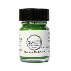 Gamblin Restorasyon Boyası 15ml 80215.50 Chromium Oxide Green - Thumbnail