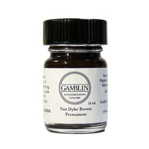 Gamblin Restorasyon Boyası 15ml 80720.50 Van Dyke Brown Permanent - 1