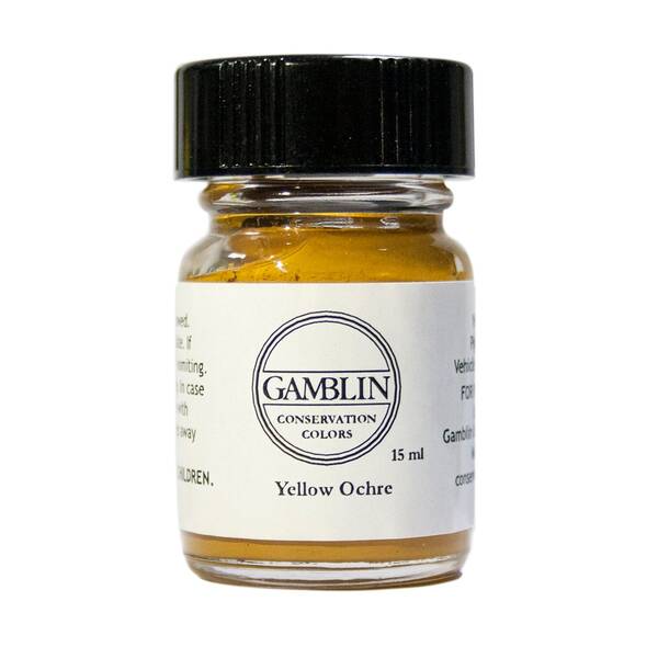 Gamblin Restorasyon Boyası 15ml 80780.50 Yellow Ochre - 1