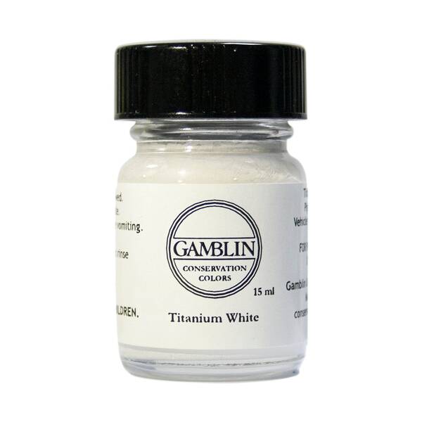 Gamblin Restorasyon Boyası 15ml 80810.50 Titanium White - 1