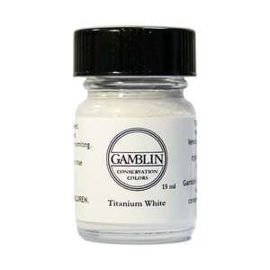 Gamblin - Gamblin Restorasyon Boyası 15ml 80810.50 Titanium White