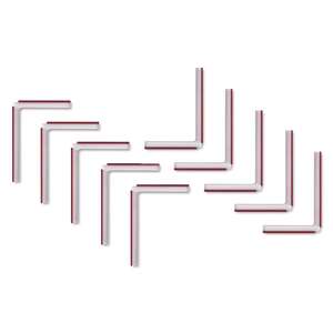 Gelli Arts Mini Placement Tool Baskı Plakaları Kenarlığı 10 Adet 12.5cm x 17.5cm - Gelli Arts