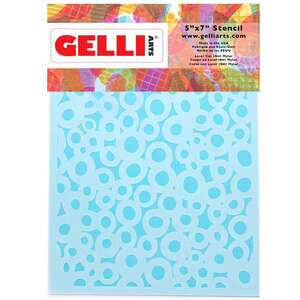 Gelli Arts Dots Stencil Noktalar Kalıbı 13.5cm x 19cm - Gelli Arts