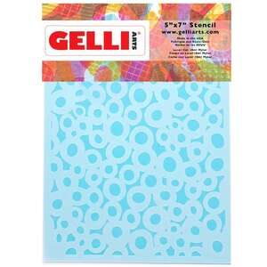 Gelli Arts - Gelli Arts Dots Stencil Noktalar Kalıbı 13.5cm x 19cm