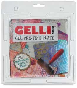 Gelli Arts Gel Printing Plate Jel Kare Baskı Plakası 15cm x 15cm - 1