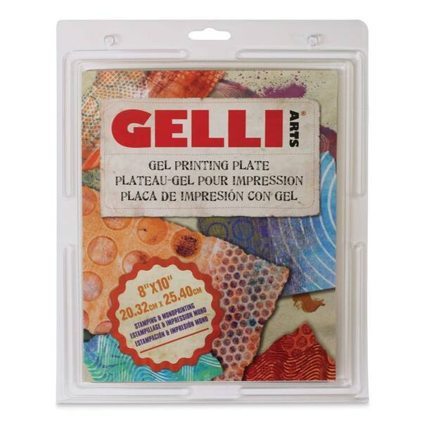 Gelli Arts Gel Printing Plate Jel Dikdörtgen Baskı Plakası 20cm x 25cm - 1