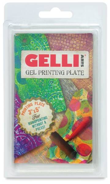 Gelli Arts Gel Printing Plate Jel Dikdörtgen Baskı Plakası 7cm x 12cm - 1