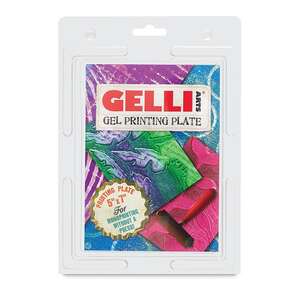 Gelli Arts Gel Printing Plate Jel Dikdörtgen Baskı Plakası 12.5cm x 17.5cm - 1