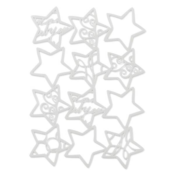 Gelli Arts New Holiday Stars Stencil Yıldız Kalıbı 13.5cm x 19cm - 2