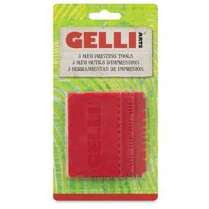 Gelli Arts Mini Printing Tools Set 3 Adet 5cm x 8cm - 1