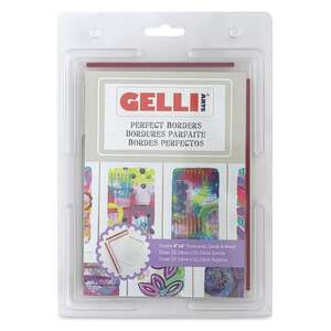 Gelli Arts Gel Printing Plate Jel Dikdörtgen Baskı Plakası 7,5cm x 12,5cm Kenarlık Çıtası - Gelli Arts