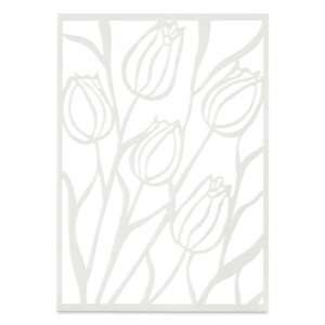 Gelli Arts Tulip Stencil Lale Kalıbı 13.5cm x 19cm - 2