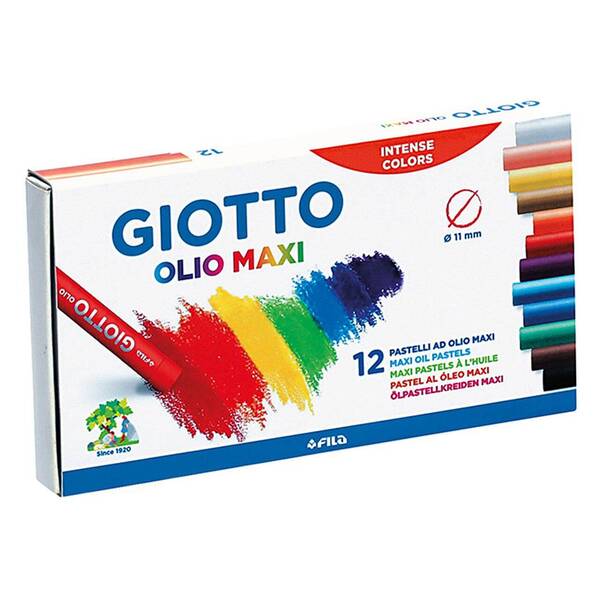Giotto Olio Yağlı Pastel 12&prime