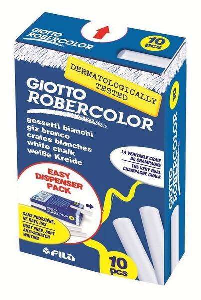 Giotto Robercolor Tebeşir 10 Lu Beyaz