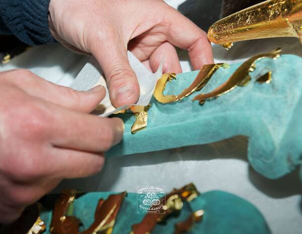 Giusto Manetti (Since 1600) İmitasyon Altın Varak Premium 2,5 Renk 15 cmx1 Mt.