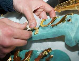 Giusto Manetti (Since 1600) İmitasyon Altın Varak Premium 2,5 Renk 15cmx50 Mt.(Rulo) - Thumbnail
