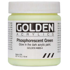 Golden Heavy Body Akrilik Boya 118 Ml Seri 7 Phosphorescent Green - 3