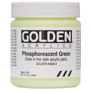 Golden Heavy Body Akrilik Boya 118 Ml Seri 7 Phosphorescent Green - Thumbnail
