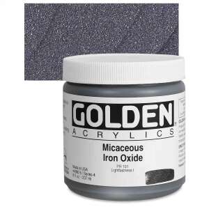 Golden Heavy Body Akrilik Boya 237 Ml Seri 4 Micaceous Iron Oxide - 1