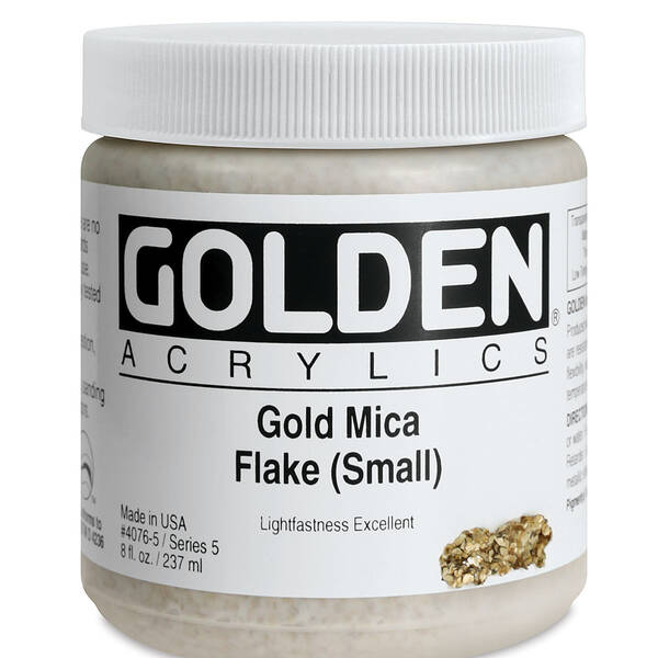 Golden Heavy Body Akrilik 237 Ml Seri 5 Gold Mica Flake (Small) - 3