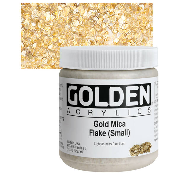 Golden Heavy Body Akrilik 237 Ml Seri 5 Gold Mica Flake (Small) - 1