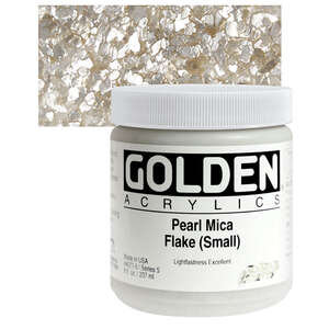 Golden - Golden Akrilik 237 Ml S5 Pearl Mica Flake (Small)