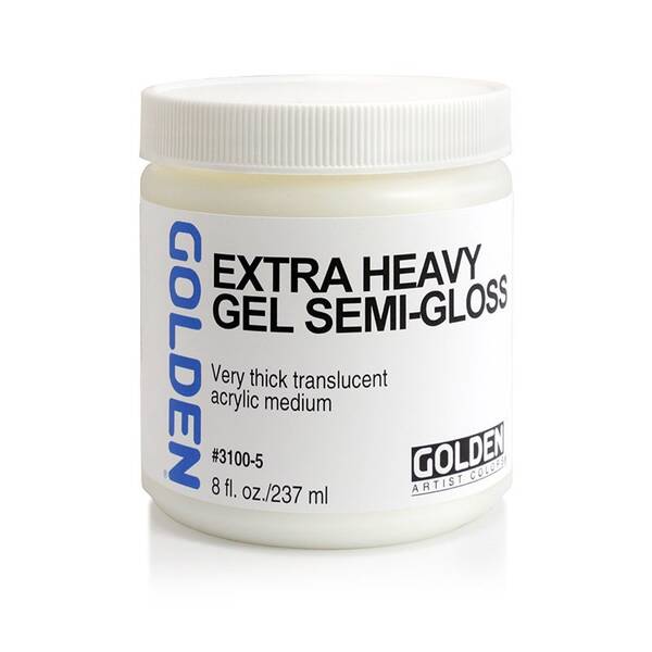 Golden Akrilik Medium 237 Ml Extra Heavy Gel Semi Gloss - 1