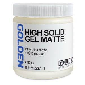 Golden Akrilik Medium 237 Ml High Solid Gel Matte - 1